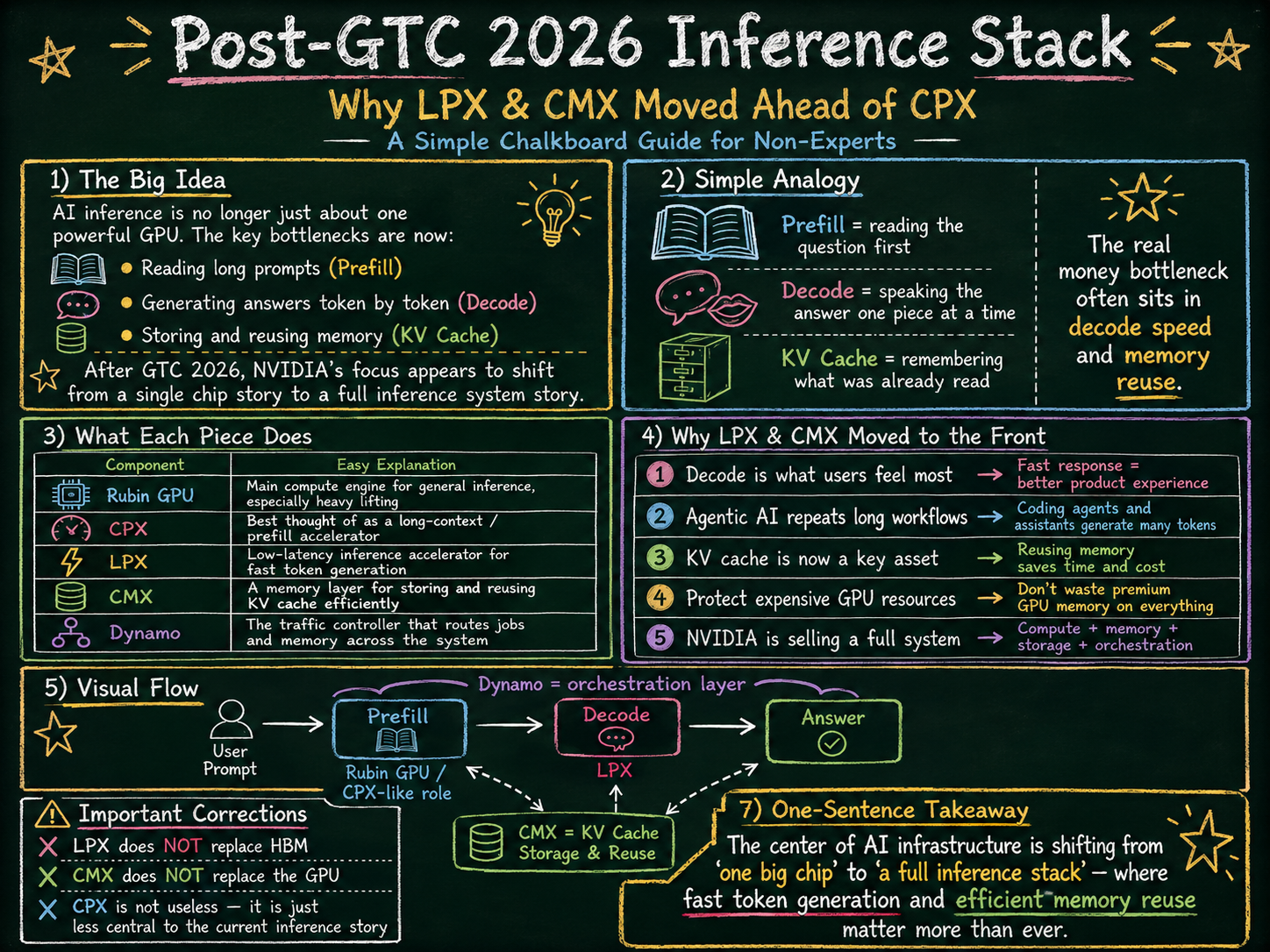 Post-GTC 2026 Inference Stack: Why LPX and CMX moved ahead of CPX