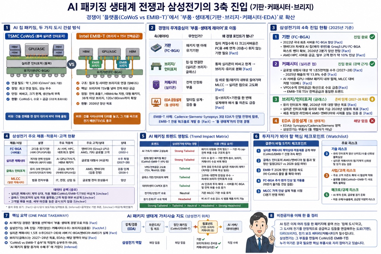 AI packaging ecosystem war and Samsung Electro-Mechanics’ three-layer entry: substrate, capacitor, bridge